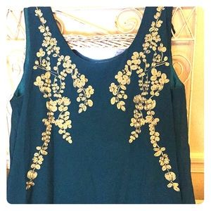 Flower tank swing dress